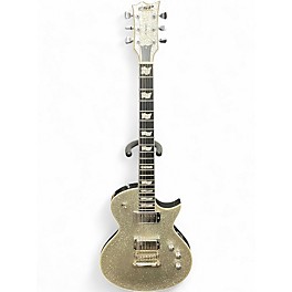 Used ESP Eclipse Standard Series Silver Sparkle Solid Body Electric Guitar