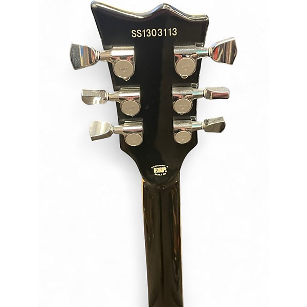 Used ESP Eclipse Standard Series Silver Sparkle Solid Body Electric Guitar