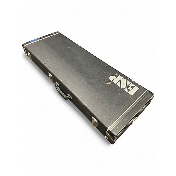 Used ESP Eclipse Standard Series Silver Sparkle Solid Body Electric Guitar