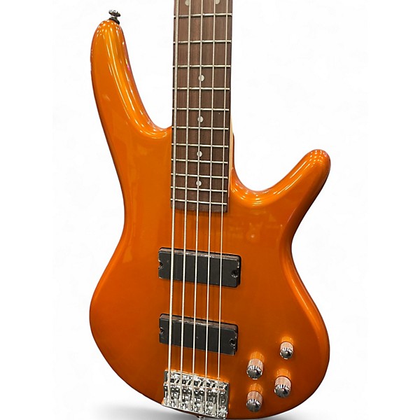 Used Ibanez GSR205 5 String Amber Electric Bass Guitar