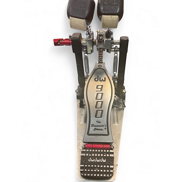 Used DW 9000 Series Double Double Bass Drum Pedal