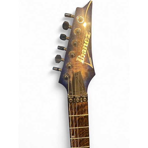 Used Ibanez RG1070PBZ Cerulean Blue Solid Body Electric Guitar