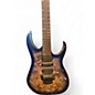 Used Ibanez RG1070PBZ Cerulean Blue Solid Body Electric Guitar
