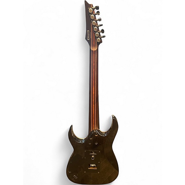 Used Ibanez RG1070PBZ Cerulean Blue Solid Body Electric Guitar