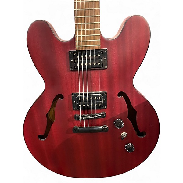 Used Epiphone Dot Studio Worn Cherry Hollow Body Electric Guitar