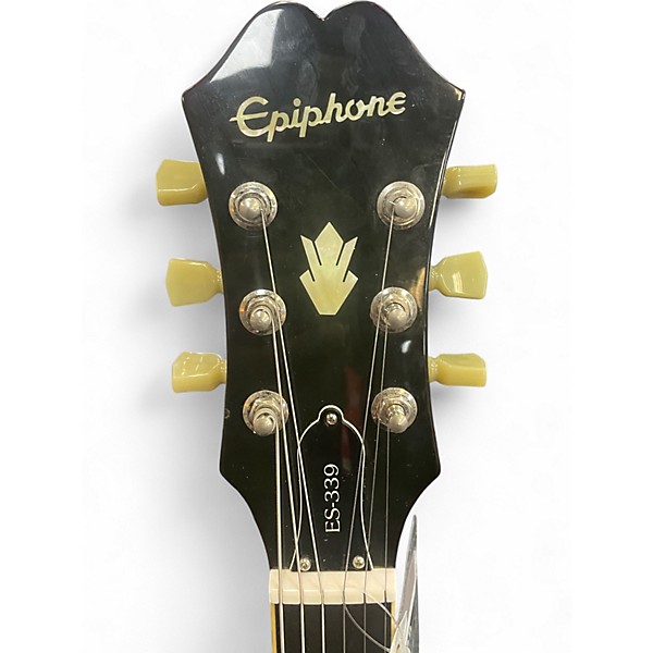 Used Epiphone ES339 Black Cherry Hollow Body Electric Guitar
