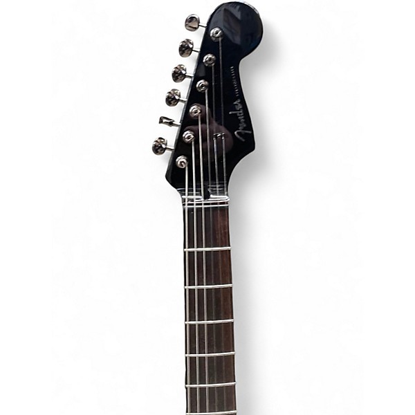 Used Fender Final Fantasy XIV Stratocaster Black Solid Body Electric Guitar