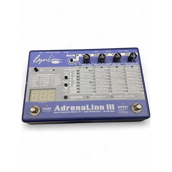 Used Roger Linn Design ADRENALINN III Multi Effects Processor