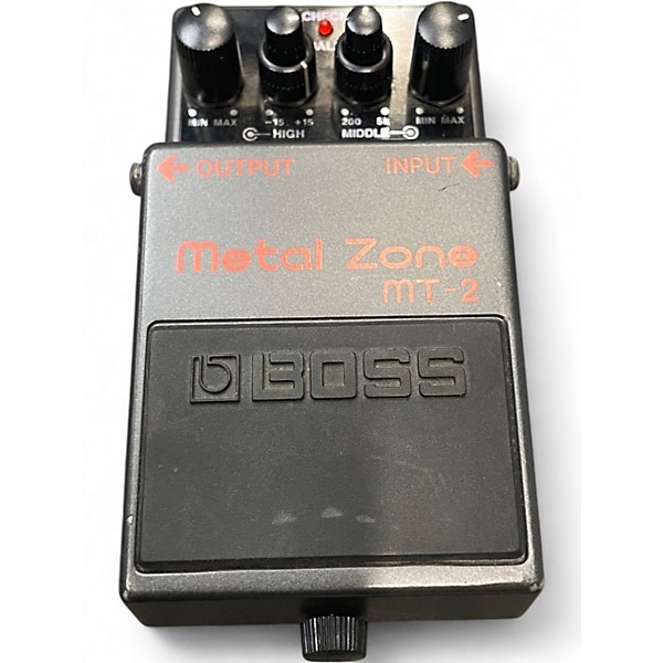 Used BOSS MT2 Metal Zone Distortion Effect Pedal