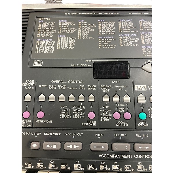 Used Yamaha PSR510 Arranger Keyboard