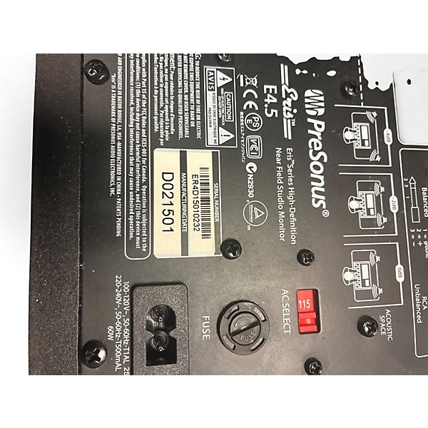 Used PreSonus ERIS E4.5 Powered Monitor