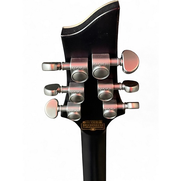 Used Schecter Guitar Research C1 Platinum Translucent Black Solid Body Electric Guitar