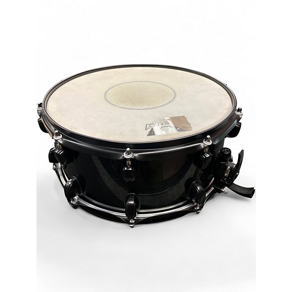 Used Mapex 14in MPX MAPLE POPLAR Transparent midnight black Drum
