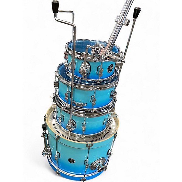 Used PDP by DW 4 Piece DJNY BLUE FADE Drum Kit