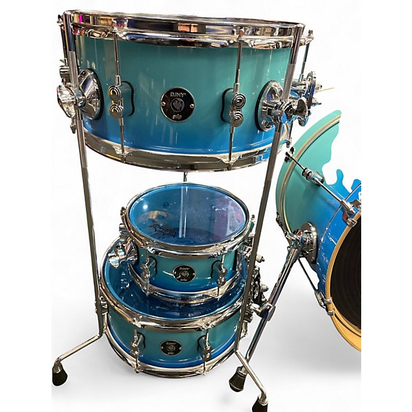Used PDP by DW 4 Piece DJNY BLUE FADE Drum Kit