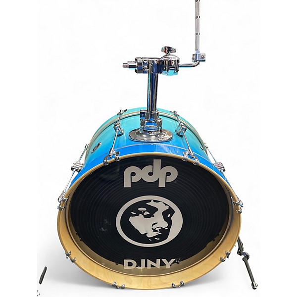 Used PDP by DW 4 Piece DJNY BLUE FADE Drum Kit