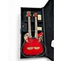 Used Ovation CSD 225 CELEBRITY DOUBLE NECK GUITAR RED EDGE BURST 12 String Acoustic Electric Guitar thumbnail