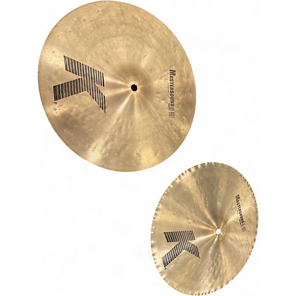 Used Zildjian 13in Mastersound Hi Hat Pair Cymbal