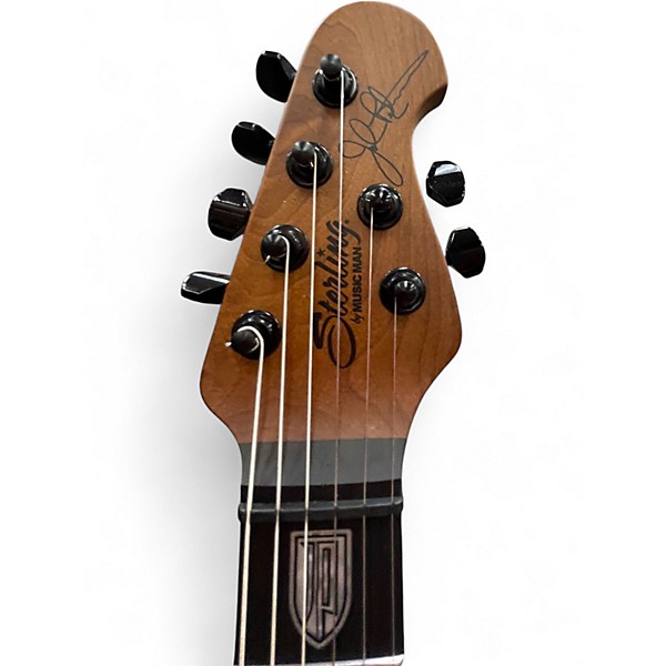 Used Sterling by Music Man JP150 DiMarzio John Petrucci Signature Electric Guitar Purple Nebula  Solid Body Electric Guitar