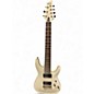 Used Schecter Guitar Research Demon 7 String White Solid Body Electric Guitar thumbnail