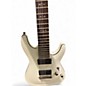 Used Schecter Guitar Research Demon 7 String White Solid Body Electric Guitar
