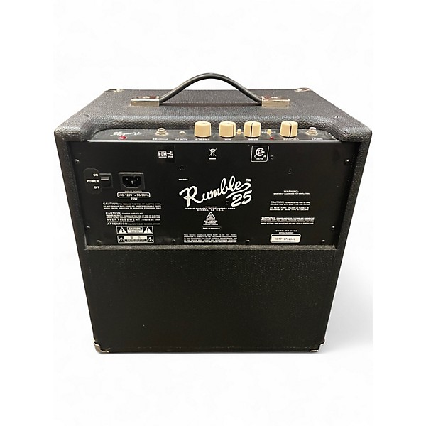 Used Fender Rumble 25 25W 1x8 Bass Combo Amp