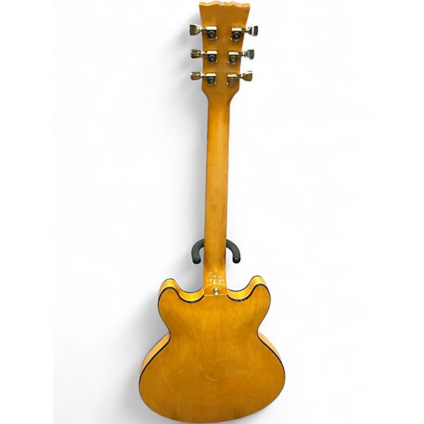 Used Harley Benton HB 35+ Metallic Blue Hollow Body Electric Guitar