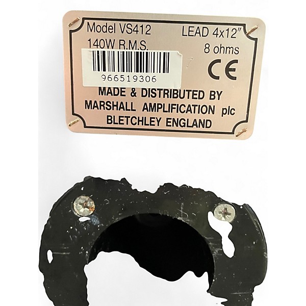 Used Marshall VS412 Guitar Cabinet