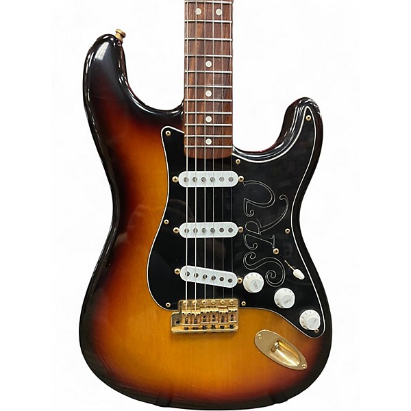 Used 2000 Fender Artist Series Stevie Ray Vaughan Stratocaster Sunburst Solid Body Electric Guitar