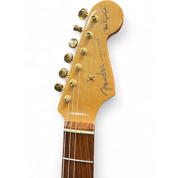 Used 2000 Fender Artist Series Stevie Ray Vaughan Stratocaster Sunburst Solid Body Electric Guitar