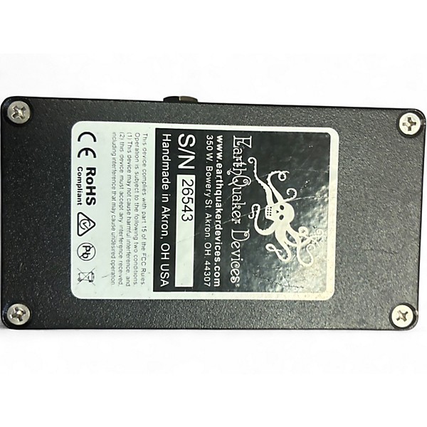 Used EarthQuaker Devices Afterneath Reverb Effect Pedal