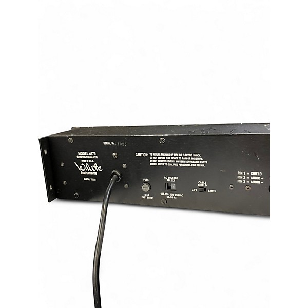 Used White Instruments Model 4675 Graphic EQ Equalizer