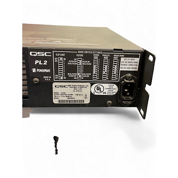Used QSC PL236 Powerlight 2 Power Amp