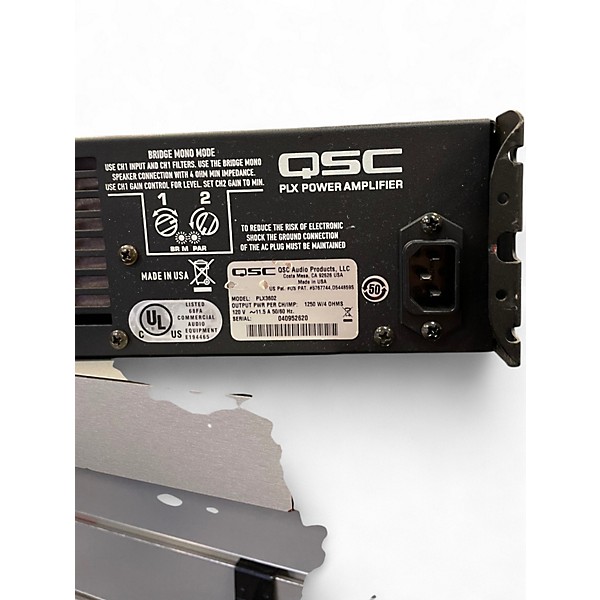 Used QSC PLX3602 Power Amp