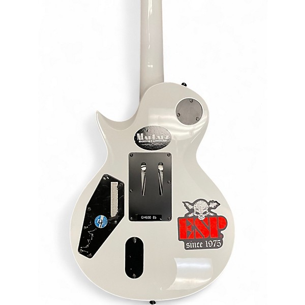 Used ESP LTD GH600EC Gary Holt Signature Model Snow White Solid Body Electric Guitar