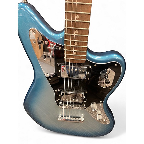 Used Squier contemporary jaguar 2 Tone Sunburst Solid Body Electric Guitar