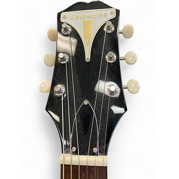 Used Epiphone 50th Anniversary 1962 Reissue Crestwood Custom White Solid Body Electric Guitar