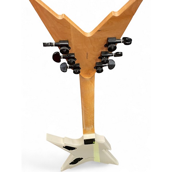 Used Dean Razorback White Solid Body Electric Guitar