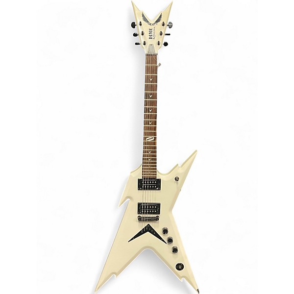 Used Dean Razorback White Solid Body Electric Guitar