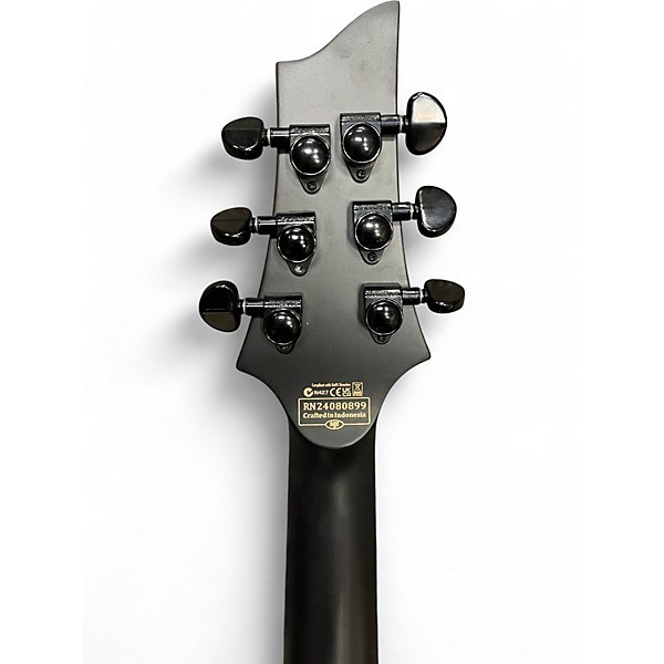 Used Schecter Guitar Research C-1 Platinum Blackout Black Solid Body Electric Guitar