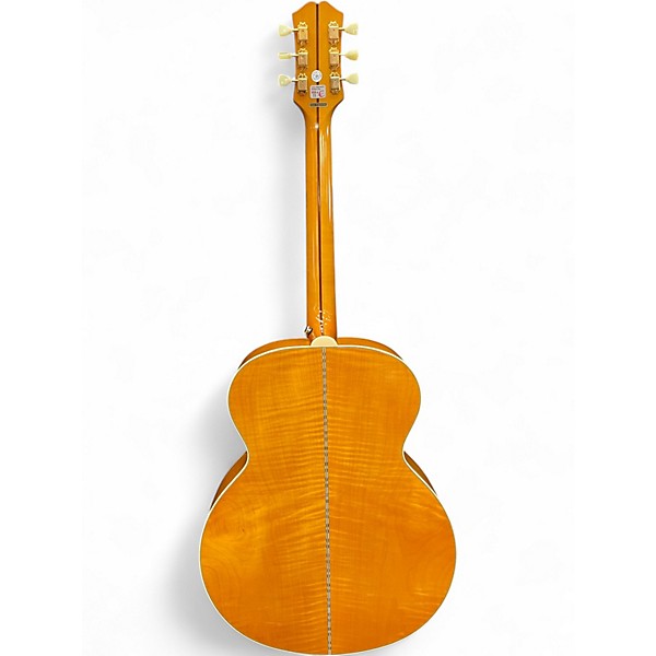 Used Epiphone Inspired by Gibson j200 Antique Natural Acoustic Electric Guitar