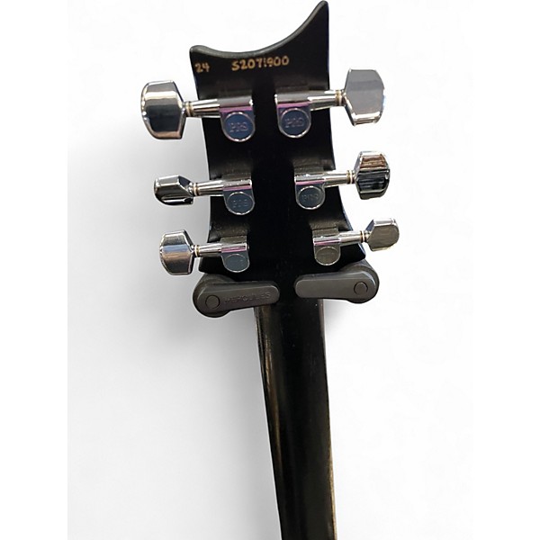 Used PRS S2 Standard 24 Black Solid Body Electric Guitar