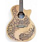 Used Luna Henna Paradise Natural Acoustic Electric Guitar