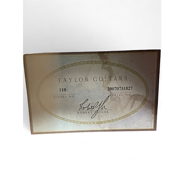 Used Taylor 110 Antique Natural Acoustic Guitar