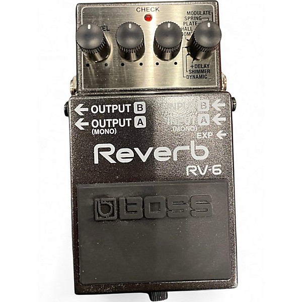 Used BOSS RV6 Digital Reverb Effect Pedal