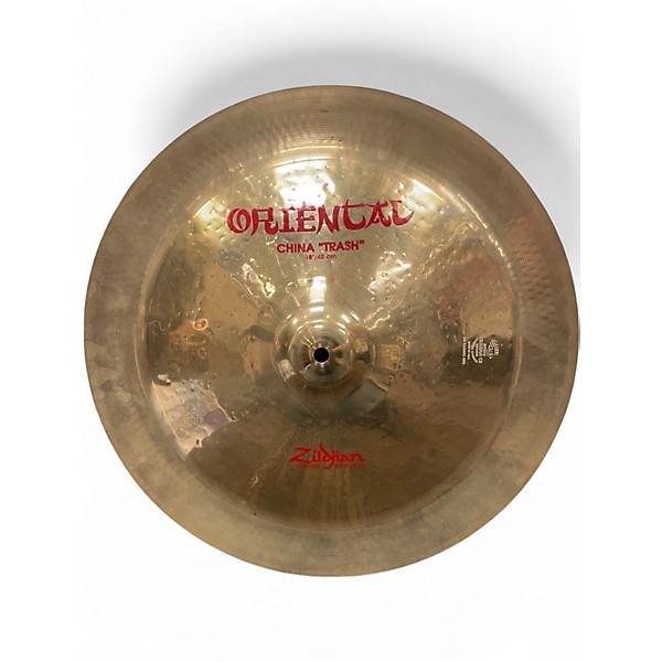 Used Zildjian 18in Oriental China Trash Cymbal