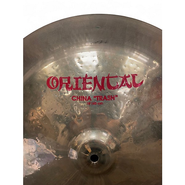 Used Zildjian 18in Oriental China Trash Cymbal