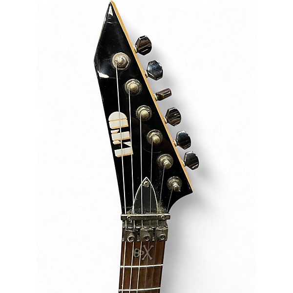 Used ESP LTD KH202 Kirk Hammett Signature Black Solid Body Electric Guitar