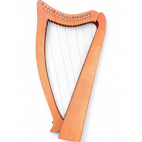 Used Lotkey 19 String Lyre Natural Harp Guitars