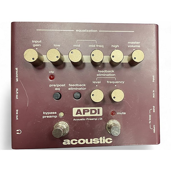 Used Acoustic APDI Effect Pedal Package